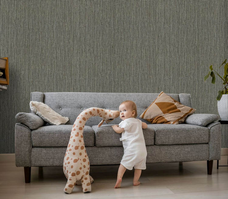 نمونه اجرا شده کاغذدیواری طرح بافت کربن3