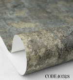 کاغذ دیواری سبز طرح پتینه