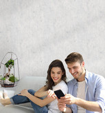 نمونه اجرا شده کاغذدیواری طرح پتینه کد 8040