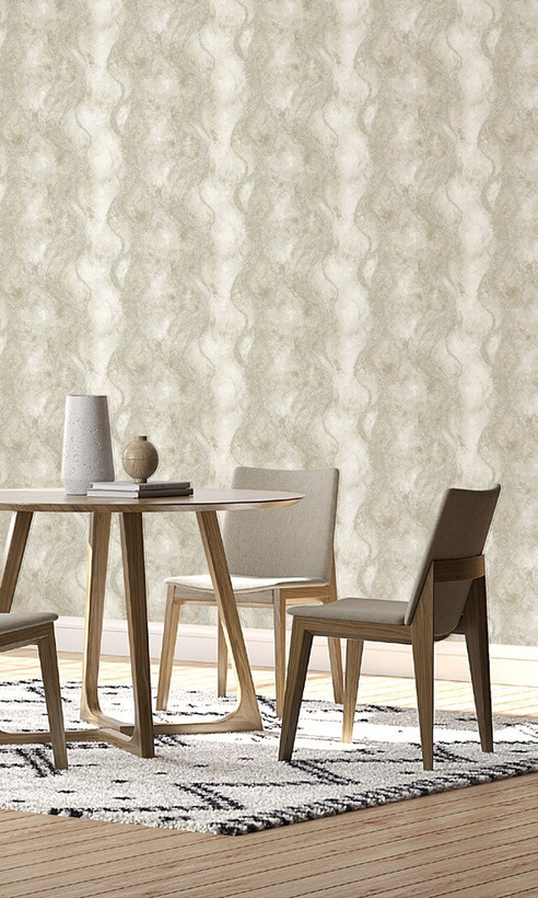 نمونه اجراشده کاغذدیواری طرح انتزاعی کد 8086